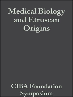 cover image of Medical Biology and Etruscan Origins